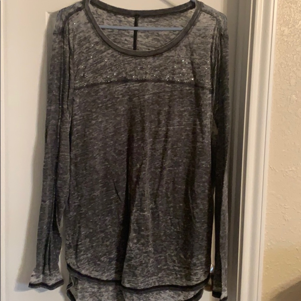 Long sleeve Burnout Tee